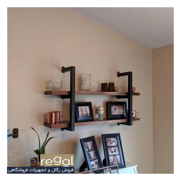 انواع قفسه فلزی دو طبقه استیل رگال