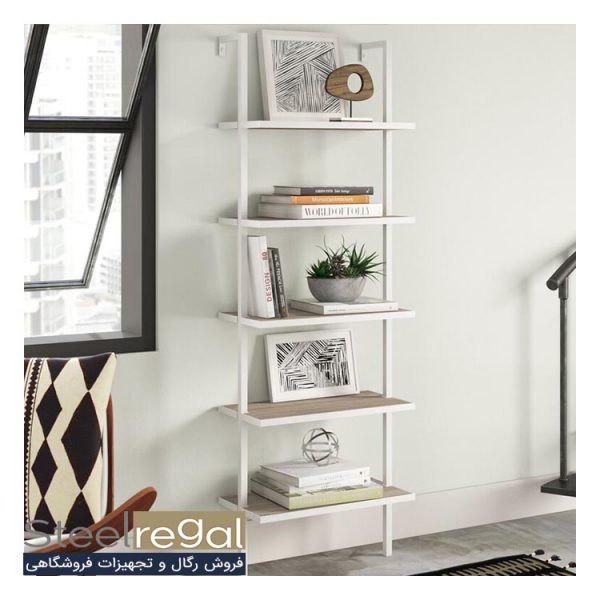 نمونه رگال قفسه خانگی استیل رگال- کتابخانه مدولار